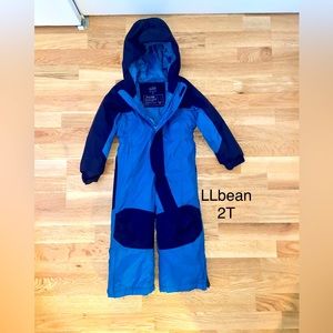 Llbean Snow suit toddler 2T
